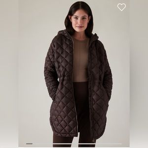 Athleta puffer parka jacket